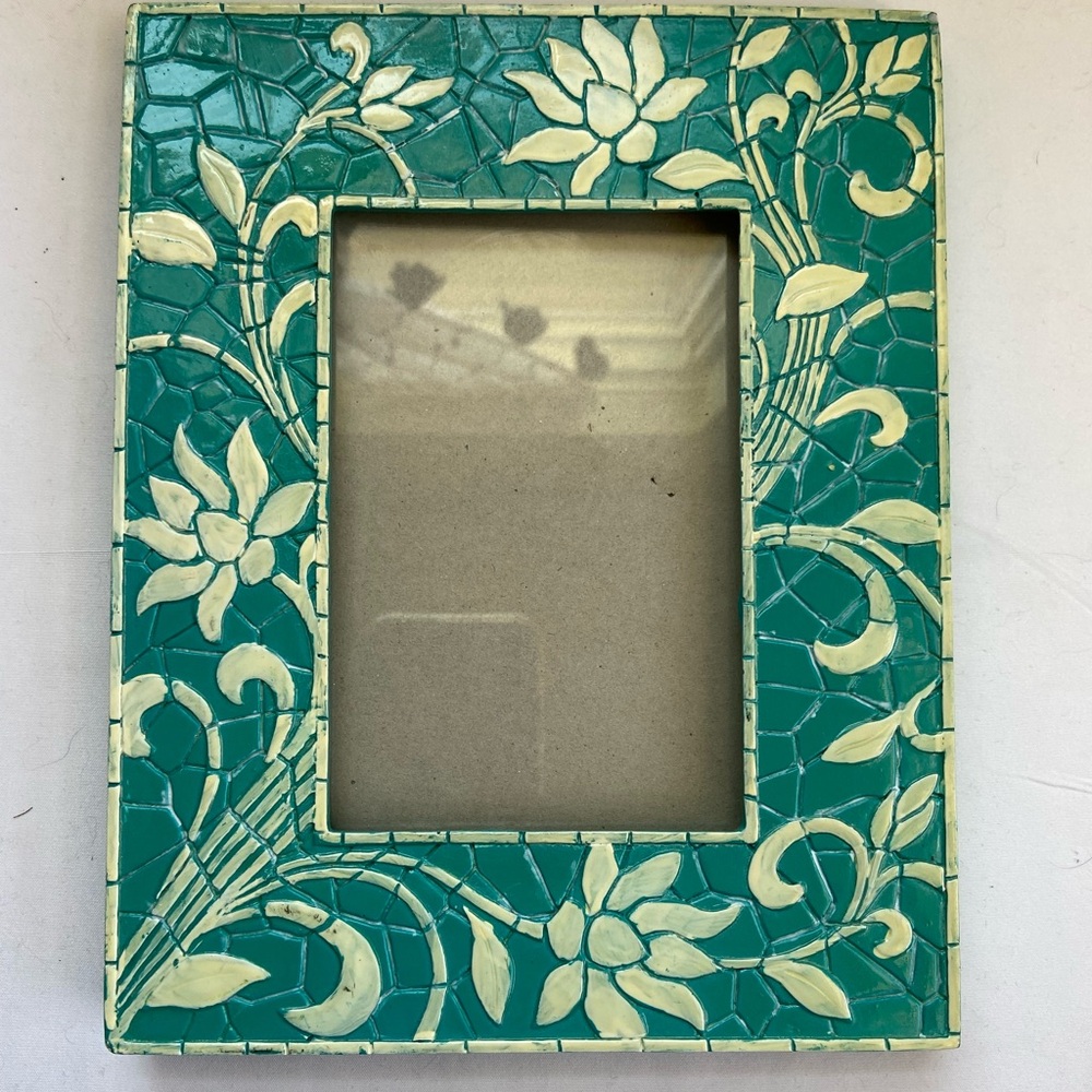 Hand painted tile frame